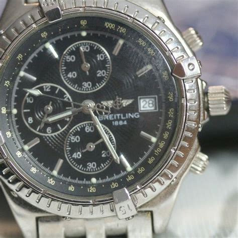 breitling stainless steel back 1884|breitling watch 1884 chronograph price.